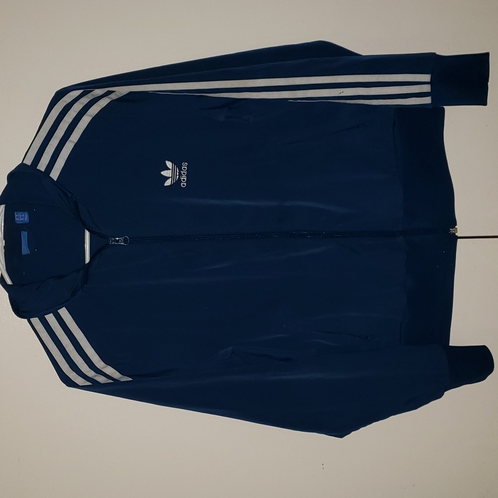 ADIDAS blue windbreaker